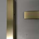 Bathlink 8" Square Shower Door Handle, Back to Back Shower Doors Handle, Compatible with 1/4" to 1/2" Glass Thick, Stainless Steel 304 Shower Doors Handles Replacement, Brushed Gold