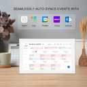15.6 Inch Smart Desk Calendar & Chore Chart, IPS HD Touchscreen Interactive Display for Family Schedules, Streamline Household Organization