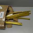 Gold Metal Arch Backdrop Stand 2 Set 7.2FT, 6FT Wedding Arch Stand Arched Door Frame for Birthday Party Baby Shower Ceremony Indoor Outdoor Celebration Decor (7.2FT, 6FT)