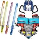 5 Set Of Balloon Robot Armor Include Headbands And Armor for Kids for Theme Party Cosplay Stage Performance Costume