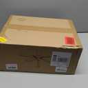 52 inch Modern Ceiling Fans with Lights APP/Remote Control, Low Profile Reversible 6 Speeds Ceiling Fan Light for Indoor/Outdoor Patio Bedroom Living Room,Black