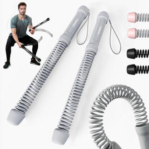 Ropeless Battle Ropes for Home Gym-Cordless Training Rope Fitness Equipment for Men & Women,Weighted Workout Ropes for HIIT,Versatile Exercise Equipment for Home and Travel Exercise (Grey)
