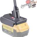 V8 Adapter for Dewalt 20V Lithium Battery Converter to Replace for Dyson V8 Battery, Works with Dyson V8 Series Animal Absolute Vacuum Cleaner Installation Parts(Adapter Not Battery)