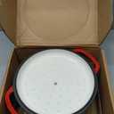 Umite Chef 6QT Enameled Cast Iron Dutch Oven with Lid, Versatile HeavyDuty Cookware Pot for Baking Bread, Braising, Soups & Stews, Oven & Stovetop Safe with Heat Resistant Gloves（Red）