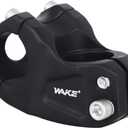 WAKE Bicycle Stem 31.8 mm 50 mm Bicycle Handlebar Riser 30 Degree Short Bicycle Handlebar Stem for BMX, MTB Mountain Bikes, Road Bike, Downhill