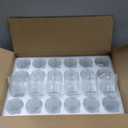 24 Pack Clear Glass Votive Candle Holders, Vintage Candle Holder for Floating Candle, Tealight Candle Holder for Table Centerpieces Home Bridal Shower Birthday Christmas Wedding Party Table Decoration