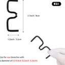 3.1 Inch Fruit Tree Limb Spreader 20pcs New Fruit Branch Spreader with Plastic Hose Wrapped Iron Wire, Branch Puller Tool for Opening Tree Angles Tree Limb Training Tool Bonsai Modeling Tool (M3.1)