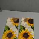 Yellow Sunflowers Kitchen Towels Decorative Set Vintage Watercolor Dish Towels Hand Towels for Kitchen Farmhouse Holiday Home Decor Gifts for Women,Housewarming Gifts 16"x24"