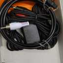 1Mii B06TX+ Long Range Bluetooth 5.3 Transmitter for TV/PC/Projector to 2 Wireless Headphones/Speakers, Bluetooth Adapter for TV w/Screen Display, Plug n Play, aptX Low Latency & Adaptive & HD Audio (black)