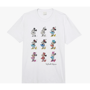 Disney Mickey And Friends Minnie Mouse Through The Years Comfort Colors Adult Heavyweight T-shirt, Size XL