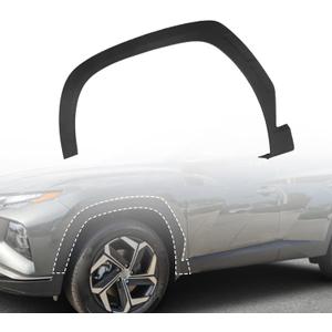 GXARTS Black Left Side Front Fender Wheel Molding 87711N9000CA Compatible with Hyundai Tucson 2022 2023 2024 Driver Side Fender Wheel Molding