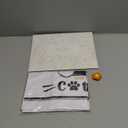 Cat Funny Kitchen Towels - 15x28 Inch Decorative Waffle Microfiber Dish Cloths Cute Absorbent Reusable Hand Tea Towels with Hanging Loop Black Cats Gift for Cat Lovers