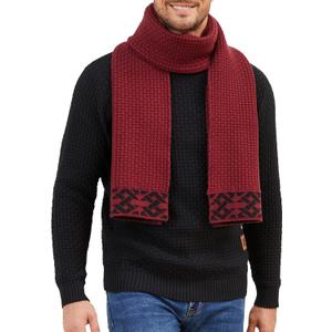 Zaitun Winter Scarf For Men Soft Warm Waffle knitted Classic Fashion Cold Weather Scarves