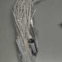 HOMSFOU Natural Birch Twigs 10pcs Artificial Branches Curly Willow Branches Decorative Dried Twigs Fake Sticks for DIY Greenery Plants Vases Home Office Decoration White