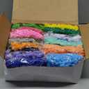 10000 Pcs Multicolor Pom Poms for Crafts 1 cm Fuzzy Craft Balls for Family Classroom DIY Creative Christmas Decorations