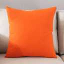 TAOSON Decorative 100% Cotton Canvas Square Solid Toss Pillowcase Cushion Cover Pillow Cover with Hidden Zipper Closure Only Cover No Insert 18"x18"(45x45cm)