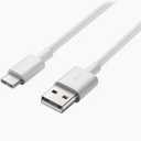 3 Feet White USB-C Charging Cable, USB-IF Certified USB C Cable