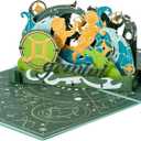 Gemini Pop Up Birthday Card for Women & Men, 3D Zodiac Greeting Card with Pull-Out Note Card & Envelope, Astrology Birthday Gift for Gemini Lovers, Handmade Keepsake Card 6" x 8"