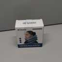 S Cervical Neck Traction Device for Neck Pain Relief - Inflatable Neck Stretcher Traction Collar for Neck Decompression - Best Home Use Neck Brace Pump (Blue Plush)