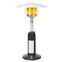11,000 BTU Patio Heater Portable Tabletop Propane Standing LP Gas Heater Brown