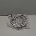 Propane Brass Tee 4 Port Adapter Kit with 5FT and 12FT Stainless Braided Hoses,Extend a Stay Rv Propane Kit for Tank RV Camping Connecting Auxiliary Propane Bottles and Appliances