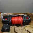 X-BULL Winch-13500 lb. Load Capacity Electric Winch Kit 12V Synthetic Rope,Waterproof IP67 Electric Winch with Hawse Fairlead, with Wireless Handheld Remote and Corded Control Recovery
