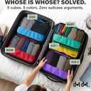 Large Packing Cubes for Travel - 5pc Packing Cubes for Suitcases - Lightweight Luggage Organizer Bags (Non-Compression)