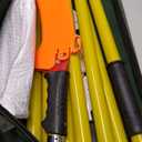 Pole Saws for Tree Trimming, 7.3-27 ft Extendable Tree Trimmers Long Handle Pruner, Sharp Steel Blade and Scissors High Branches Trimming, Tree Pruner, Tree Saw (7.3-27 ft with Scissors)