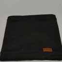 NovForth Winter Neck Warmer Men Ski, Neck Gaiter Face Scarf Women, Fleece Scarf for Men Gaiter Mask, Thick Windproof Scarves (Black)