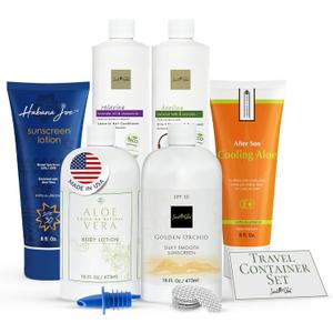 Cruise Alcohol Smuggling Kit Empty Shampoo Conditioner Bottles hide and drink liquor -Hidden Flasks for Liquor Alcohol 4 17.3oz 2 8oz Rum Runners for Cruise Ship Essentials to enjoy