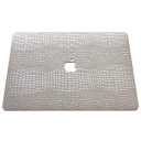 DTangLsm for Crocodile MacBook Air 13 inch Case 2025 2024-2022 M4 A3240 M3 A3113 M2 A2681, Crocodile Skin Alligator PU Leather Hard Shell Cover for MacBook Air 13.6 inch 