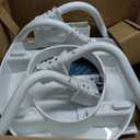 Lunderg Solva Raised Toilet Seat with Handles - Round - Adds 3 Inches