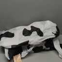 Arokibui Inflatable Cow Costume Blow up Costume for Cosplay Party Festival Halloween Parade Carnival Suit Jumpsuit (Large (150cm-190cm), White)