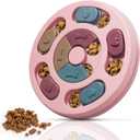 DR CATCH Dog Puzzles, Dog Food Puzzle Feeder Toys for IQ Training & Mental Enrichment, Dog Treat Puzzle(Pink)