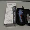 2026 Upgrade 4V Cordless Cutting Tool, Cardboard Cutter with 2 Titanium Blades, 2000mAh Battery, Electric Chop Saw for Fabric, Cardboard, Leather, Carpet - Ash Grey