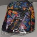 Boho Floral Blossoms Trunk Organizer Car Women Large Capacity Hanging Car Organizer Collapsible Cargo Bag,Easy to Install