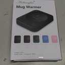 Coffee Mug Warmer, Smart Cup Warmer for Desk, 3 Temperature Control & Auto Shut Off, Electric Cup Warmer for Heating Milk,Tea,Beverage,Candle (Black-No Mug)