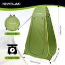 NEVERLAND Pop up Privacy Shower Tent - Portable Changing Shower Tent, Dressing Room, Bathroom, Outdoor Rain Shelter for Camping, Hiking, Beach, 47 inches x 47 inches x 77 inches