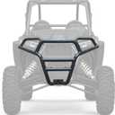 Front Bumper Brush Guard Compatible with 2014+ Polaris RZR XP 1000/4 1000 Protects Entire Front End,Black