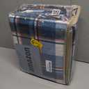 RUVANTI Flannel Sheets Queen Size 6 Pcs - 100% Cotton Double Brushed Bed Sheets, Deep Pockets 16 Inches Queen Sheet Set, All Seasons Breathable, Extra Soft & Comfy, Dynasty