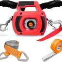 Portable Drill Winch, 1500LB Capacity Hand Winch with 40FT Steel Cable, 360 Swivel Hook, Powered by Cordless Drill for ATV UTV Trailer Loading, Lawn Tractor Pulling, Heavy Lifting & Dragging