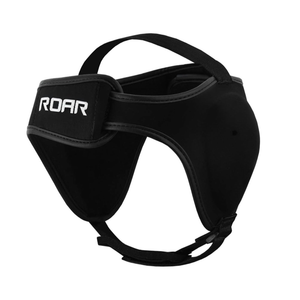 ROAR-INT Wrestling Headgear Men BJJ Ear Guard Protection MMA Grappling Cauliflower Helmet (One-Size, Black)