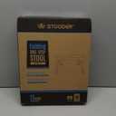 11" Folding Step Stool, Non-Slip 16x12 Large Platform, Portable Compact Sturdy Steel Frame for Kids Adults Seniors at Indoor Outdoor - Durable & Safe, Black