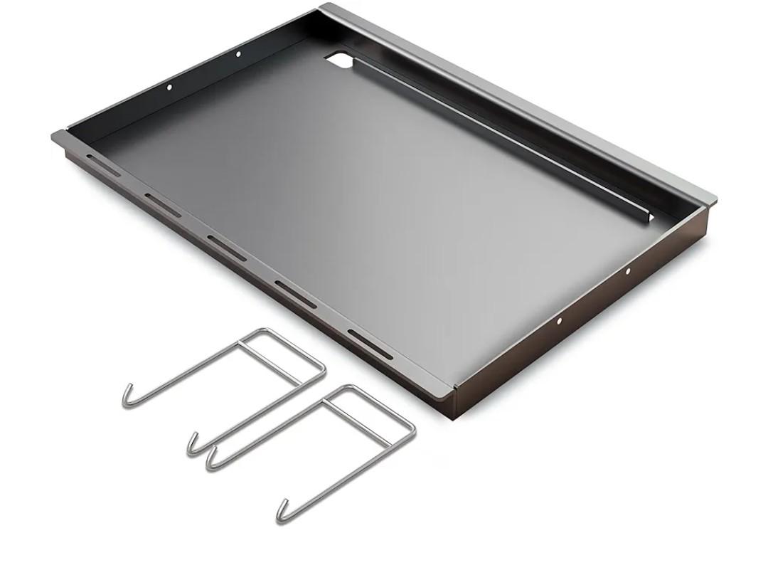 KATEEDY Grill Griddle 26" x 18.8" For Weber Genesis II & LX 300 Series Full Size Griddle Insert, Compatible with GS4 E310-E335 & S310-S340, 6788 Replacement Cooking Plate