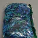 Yonique Womens Blouson Tankini Top Only Loose Fit Swim Top No Bottom Modest Swimsuit Blue Leaves X-Large