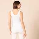Amazon Essentials Women's Slim-Fit Cotton Modal Rib Tank, Pack of 4, White, X-Large