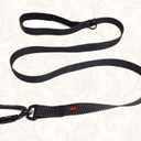 3 x Dog Leash with Soft Handle, 4 FT, Supports Small, Medium, and Large Dogs, Cool and Heavy Duty for Walking, Running, and Training.Carabiner Clip. Black, S Size (BR, 4 FEET)