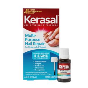 Kerasal Multi-Purpose Nail Repair, Nail Solution for Discolored and Damaged Nails, 0.43 fl oz