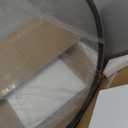 24 Inch Black Round Bathroom Mirror for Over Sink