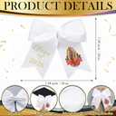 Graduation Bow Clip Class of 2026 Mexican Graduation Cap Decor Our Lady of Guadalupe Bow for Hair Graduate Gift